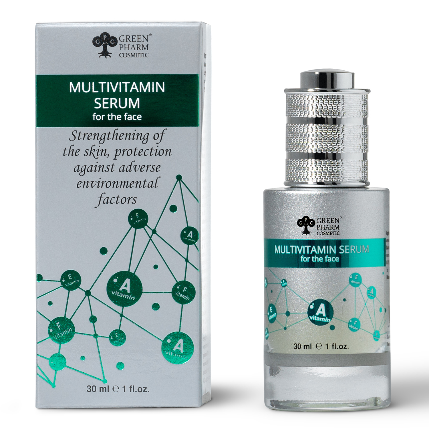 Мултивитаминен серум за лице, 30 ml