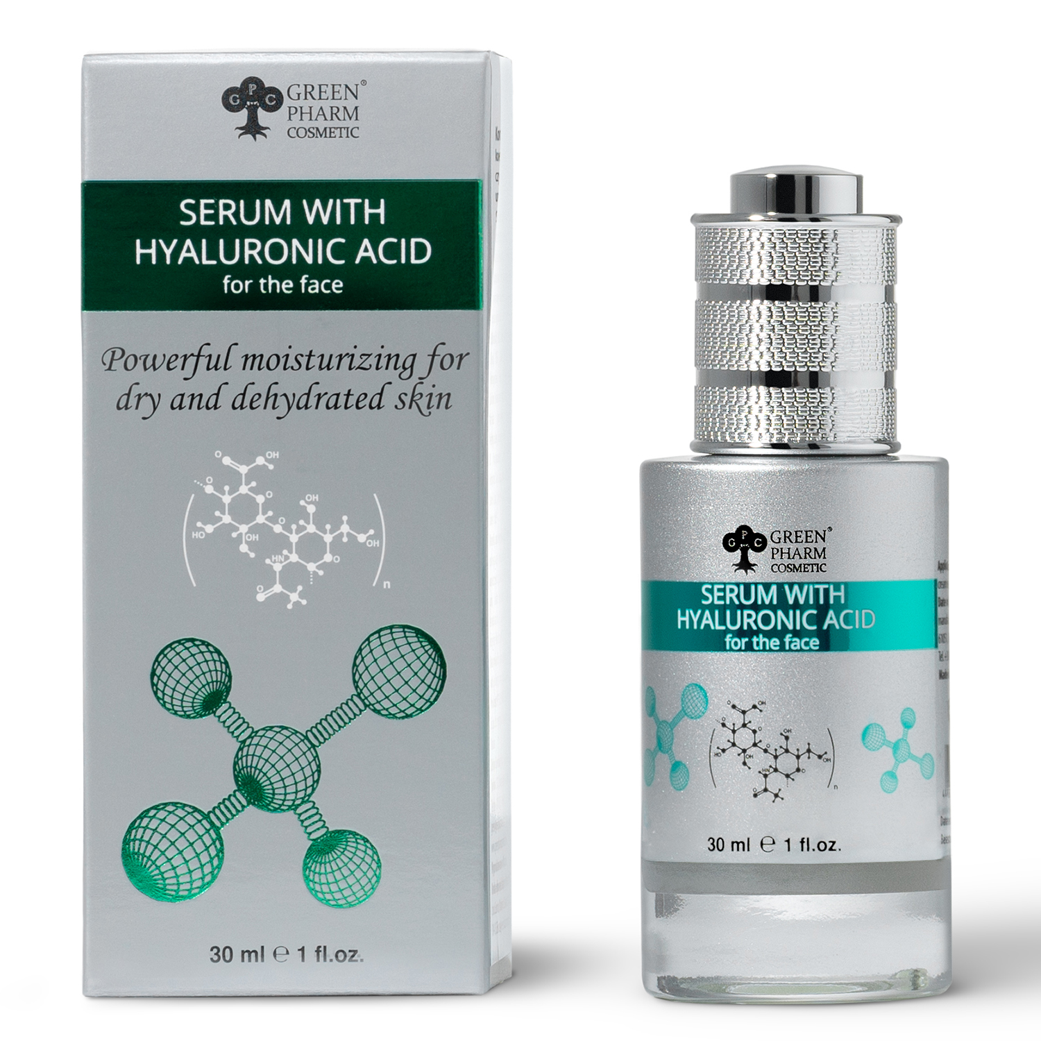 Серум с хиалуронова киселина за лице, 30 ml